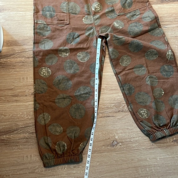 NWT SM Wardrobe Beige Cotton MoonPrint Overall Size - XLarge - Picture 10 of 13